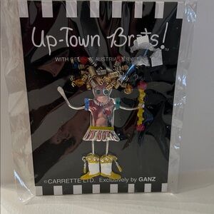 GANZ Whimsical Multicolor Brooch